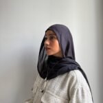 Deep Black - Modal Hijab - Image 2