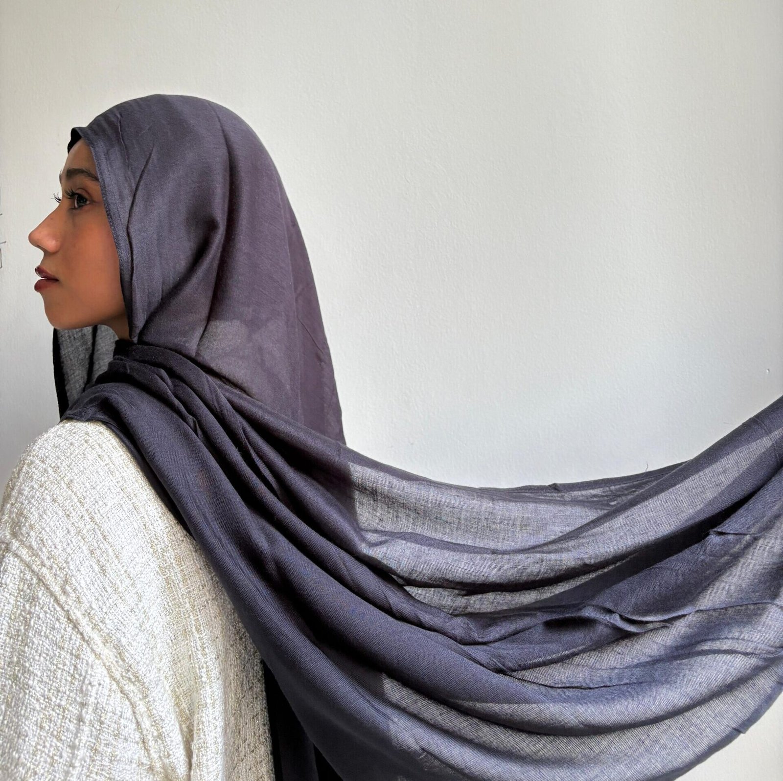 WhatsApp Image 2026-04-04 at 7.25.42 PM Deep Black - Modal Hijab - Image 1