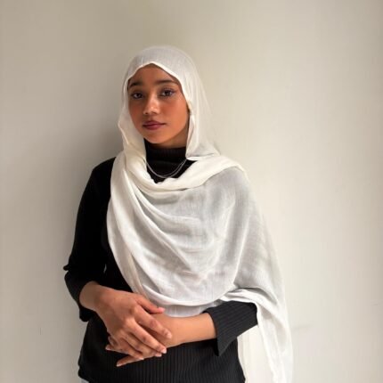 Alpine White - Modal Hijab