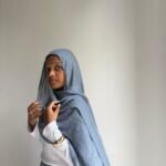 Denim Blue - Modal Hijab - Image 2