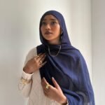 Royal Blue - Modal Hijab - Image 2