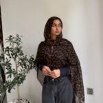 Chocolate Leopard - Printed Modal