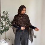 Chocolate Leopard - Printed Modal - Image 3