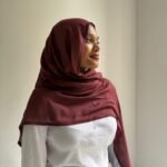 Dark Mulberry - Modal Hijab - Image 3