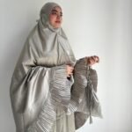 Green - Noor Pleated Prayer Set