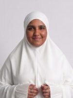 White - Noor Pleated Prayer Set