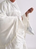 White - Noor Pleated Prayer Set - Image 2